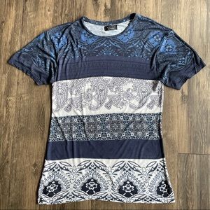 Zara Multi-Print T-Shirt, Medium